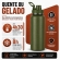 Garrafa Térmica Inox 1200ml Parede Dupla Isolamento a Vácuo Antivazamento com Alça 180° - Verde Militar