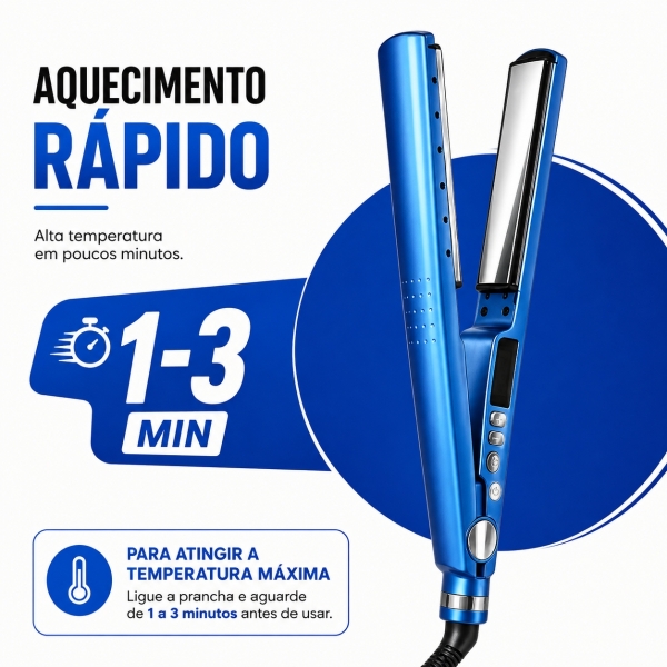 CHAPINHA ÍON TITÂNIO IÔNICA PROFISSIONAL