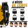 Máquina de Cortar Cabelo Profissional Display Digital 5w