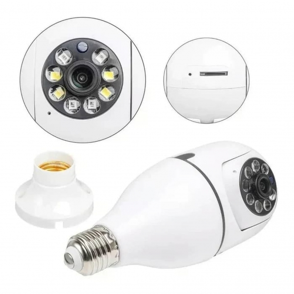 Câmera de Segurança Wi-FI Full HD 360° com Visão Noturna