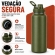 Garrafa Térmica Inox 1200ml Parede Dupla Isolamento a Vácuo Antivazamento com Alça 180° - Verde Militar