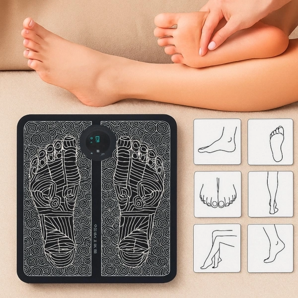 Kit Massageador pescoço e pés - Azul