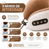 Almofada Massageador Para pescoço - Marrom