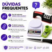 Kit Cozinha 4 Em 1 Balança Digital Faca Afiador Ralador
