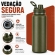 Garrafa Térmica Inox 1200ml Parede Dupla Isolamento a Vácuo Antivazamento com Alça 180° - Verde Militar