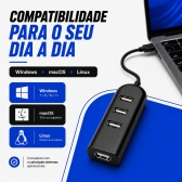 Porta de entrada USB 4 Portas
