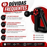 Massageador Muscular Profissional Triangular Ergonômica