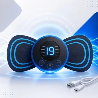 Mini Massageador Elétrico Portátil