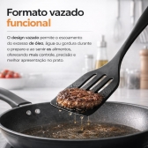 Kit Espatulas Silicone Cozinha Espremedor Alho Inox