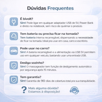 Almofada Massageador Para pescoço