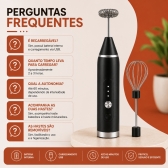 Mixer Elétrico Portátil Com 2 Batedores 3 Velocidades Usb