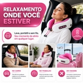 Almofada Massageador Para pescoço - Rosa