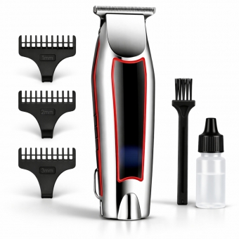 Máquina Cortar Cabelo Sem Fio Acabamento Profissional USB