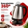 Chaleira Elétrica Inox 1,8 Litros Jarra Bule BAK Cor Prata