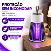 Lâmpada Mata Mosquitos Repelente Elétrico USB Ultravioleta