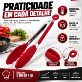 Kit Cozinha Fogão Elétrico 2 Bocas 127V 2000W + 5 Potes Herméticos + Pegador Silicone Inox