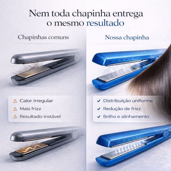 CHAPINHA ÍON TITÂNIO IÔNICA PROFISSIONAL