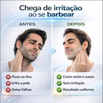 Barbeador Shaver Bivolt 5w Display Led Aparador Pelo Nariz