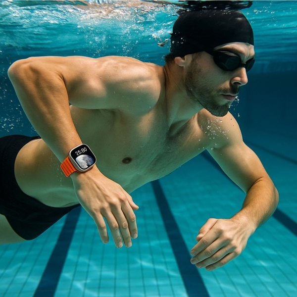 Relógio Smarthwacth inteligente a Porva D´água Bluetooth X11 - Laranja