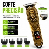 Maquina Cabelo Profissional Com Display Led E Aparador Nariz