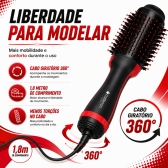 Escova secadora 4 em 1 Cadence Ceramica Ionizada Turmalina