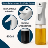 Kit 2 Borrifadores Multifuncionais 200ml - Preto/Rosa