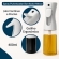 Kit 2 Borrifadores Multifuncionais 200ml - Preto/Rosa