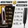 Kit Máquina de Acabamento Profissional 3W + Barbeador Elétrico Shaver 5W Sem Fio com Display LED 3 Pentes USB Lâmina T