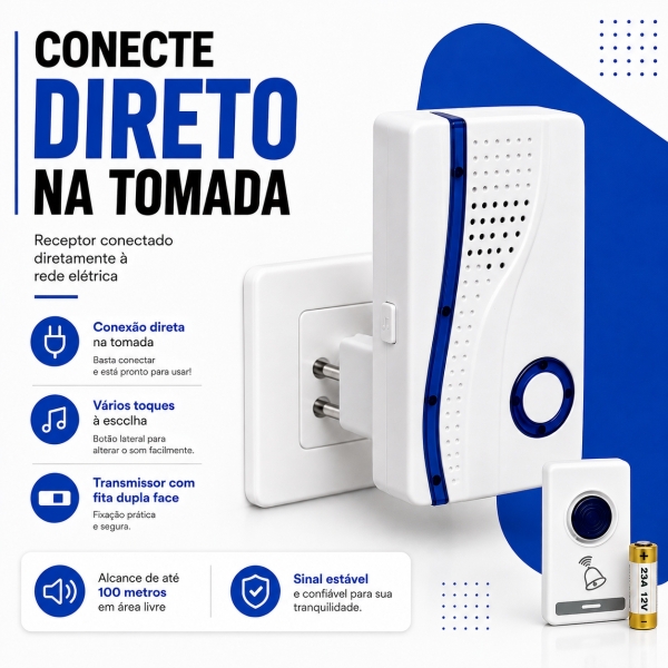 Campainha Inteligente Sem Fio