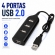 Porta de entrada USB 4 Portas
