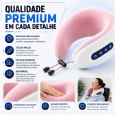 Almofada Massageador Para pescoço - Rosa