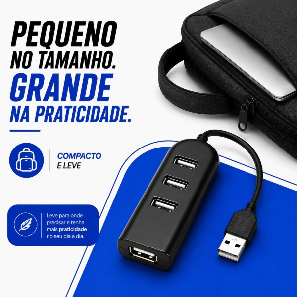 Porta de entrada USB 4 Portas