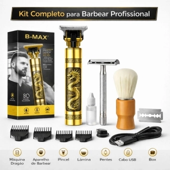 Kit Maquininha Dragão Completo + Acessórios Bivolt