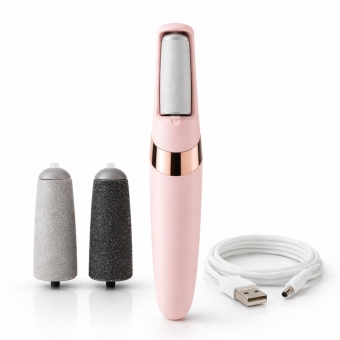 Lixa Elétrica Para Pés Profissional USB Com LED Removedor De Calos E Rachaduras