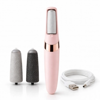 Lixa Elétrica Para Pés Profissional USB Com LED Removedor De Calos E Rachaduras