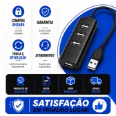 Porta de entrada USB 4 Portas