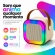 Caixa de Som Bluetooth Portátil 20W com Microfone Sem Fio RGB USB Cartão TF AUX Karaokê