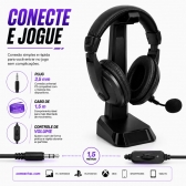 Fone de Ouvido Headset para PC F-750 - TecDrive