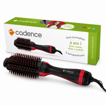 Escova secadora 4 em 1 Cadence Ceramica Ionizada Turmalina