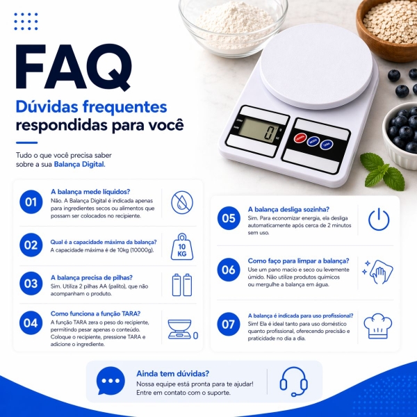 Balança De Cozinha Digital Balança Digital Doméstica Sf-400