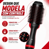 Escova secadora 4 em 1 Cadence Ceramica Ionizada Turmalina