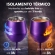 Copo Térmico 2 em 1 Aço Inox 400ml Taça Bebida Fria Quente - Roxo