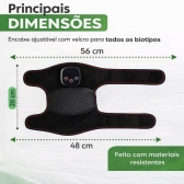 Joelheira Massageadora Aquecida Grafeno Recarregável Sem Fio