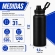 Garrafa Térmica Inox 1200ml Parede Dupla Isolamento a Vácuo Antivazamento com Alça 180° - Preta