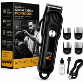 Máquina de Cortar Cabelo Profissional Display Digital 5w