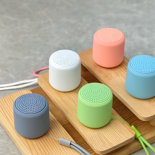 Caixa De Som Portátil Bluetooth Sd - Usb Mini Speaker - Rosa