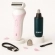 Depilador Elétrico Corporal Lady Shaver Aparador Pelo Nariz Rosa