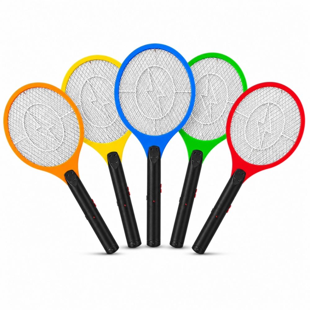 Raquete Elétrica Mata Mosquito Recarregável Bivolt Resistente