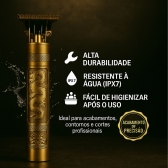 Kit Maquina Dragão Cabelo Barba E Aparador De Pelo De Nariz