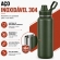 Garrafa Térmica Inox 1200ml Parede Dupla Isolamento a Vácuo Antivazamento com Alça 180° - Verde Militar